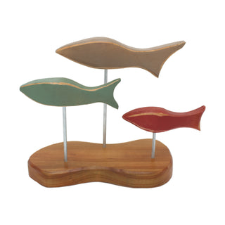 Schooling Fish Sculpture