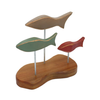 Schooling Fish Sculpture