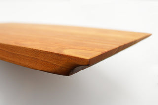 Soiree, Handcrafted Wood Serving Platter with Dipping Bowl
