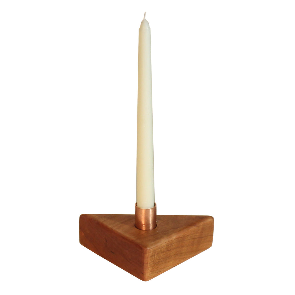 Triangles Flat Candle Holder SabbathDay Woods
