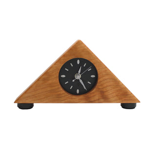New Triangles, Handcrafted Wooden Mantel Clock