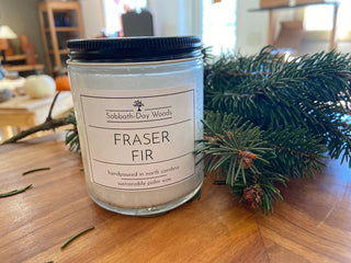 Fraser Fir Palm Wax Candle, Fresh Collection