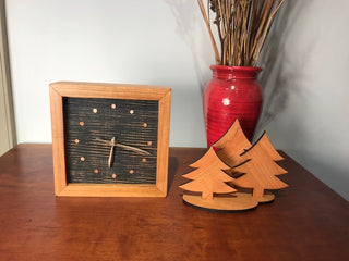 Christmas Tree Trio in Appalachian Cherry Wood