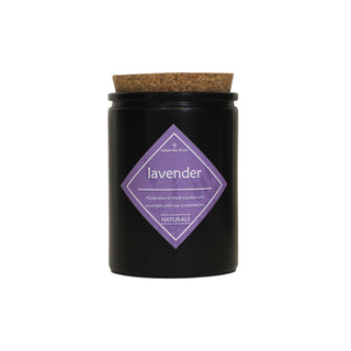 Lavender Palm Wax Candle with Essential Oil and Wood Wick