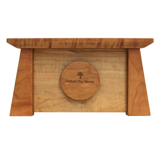 Prairie Mantel Handcrafted Wooden Clock, in Cherry and Maple